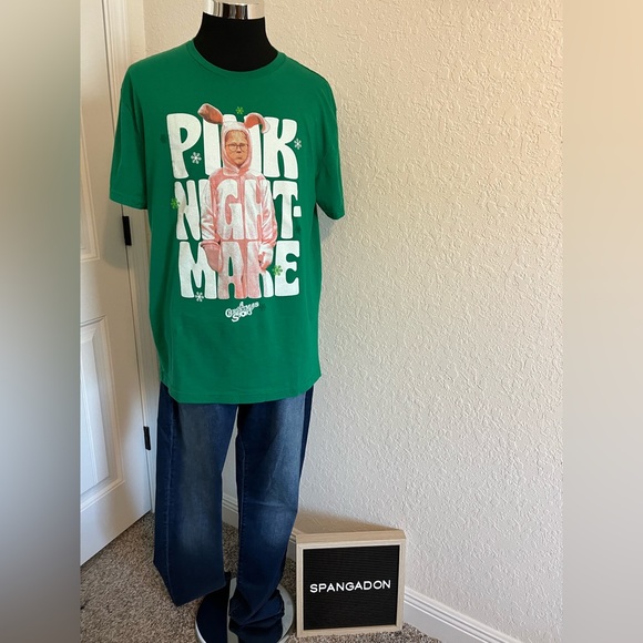 A Christmas story Pink Nightmare Graphic Tee Shirt Size Men’s XL - Picture 9 of 10
